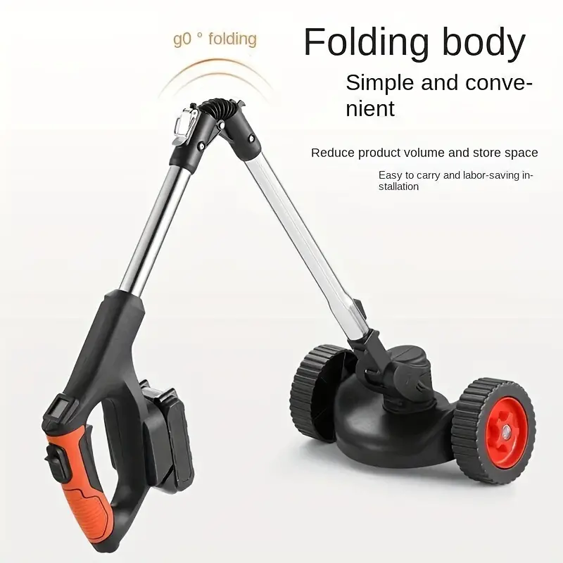 cordless electric   lawn eater edger yard grass string trimmer cutter mower details 1