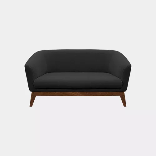 Sillón Para Sala Dos Plazas Alicia Tela Magic Inlab Muebles