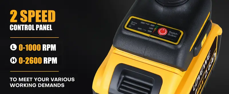 Llave de impacto inal&aacute;mbrica  , 21V 1/2   2600RPM, controlador de impacto de potencia sin escobillas, par 258 pies-  350N.m, con 2x2.6Ah bater&iacute;a, cargador, 6 enchufes y accesorios completos, pistola de impacto el&eacute;ctrica para autom&oacute;vil y hogar detalles 5