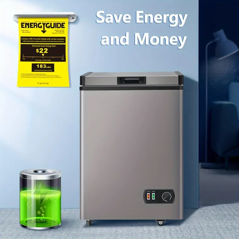 Congelador   pequeño, congeladores profundos con puerta   con   extraíble, 7   de   de   de energía, congelador     uso en  , cocina,  , dormitorio,  ,  ,   detalles 6