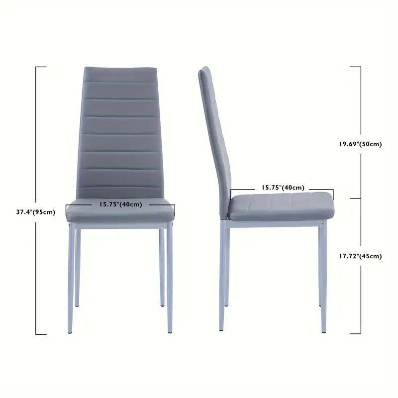   de 5   de mesa de   de     de 47 y 4 sillas de   acolchadas   PU    ,  , cocina. detalles 2