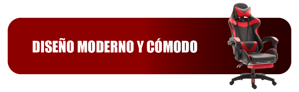 TITANO Silla Gamer, Silla de Juegos de computadora con descansa pies