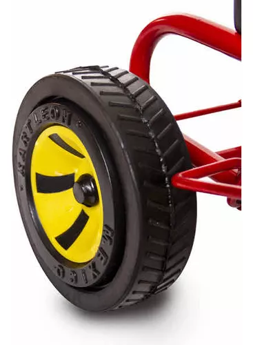 Vehículo a pedal auto/camioneta Go Kart León Mario Bros color azul