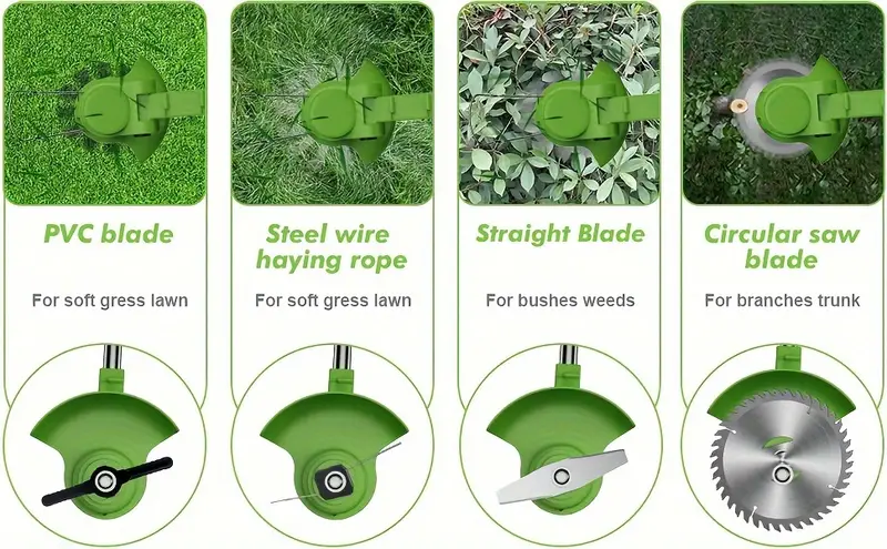 Cortadora de   24V, Des dora eléctrica inalámbrica con 2 baterías, cargador,   de cuchillas, Des dora a batería, Des dora   detalles 4