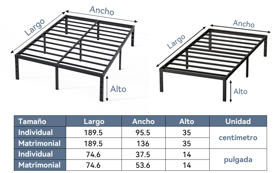 Base Cama Matrimonial