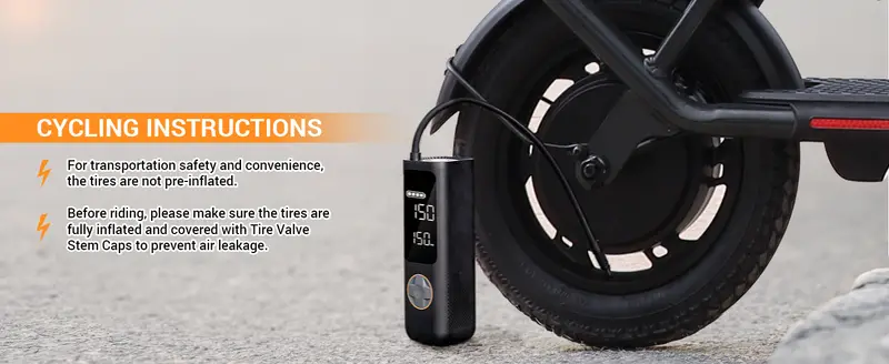 TST Scooter El&eacute;ctrico con Asiento, Scooter El&eacute;ctrico Plegable de Comunicaci&oacute;n para Adultos de 300W, Neum&aacute;tico de 12 de Di&aacute;metro, hasta 16 Mph, con Cesta y Asiento Ajustable   detalles 8