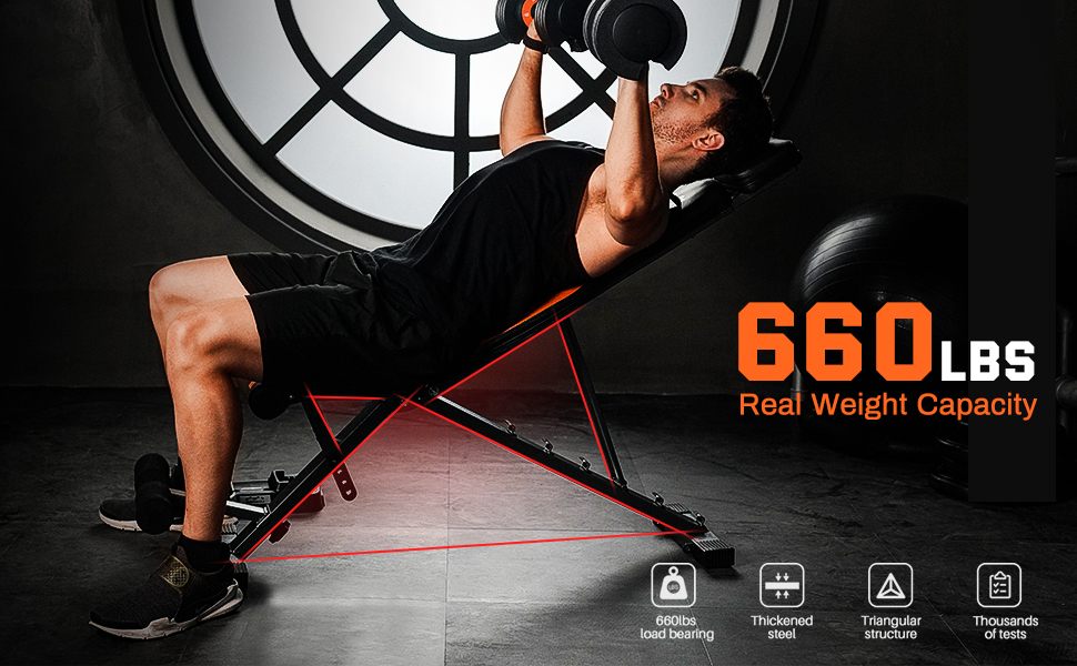 Banco de pesas ajustable