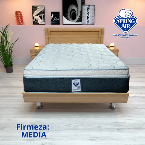 Colchón Spring Air Tecnología Performance Colchón Ortopédico de Firmeza Media 33 cm de Altura