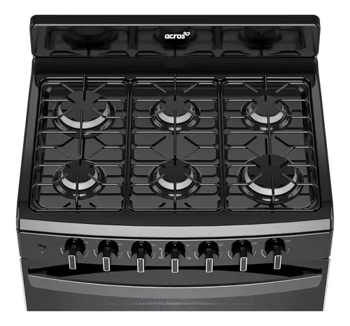 Estufa Al Piso A Gas Acros 30 Negro Encendido Electrónico