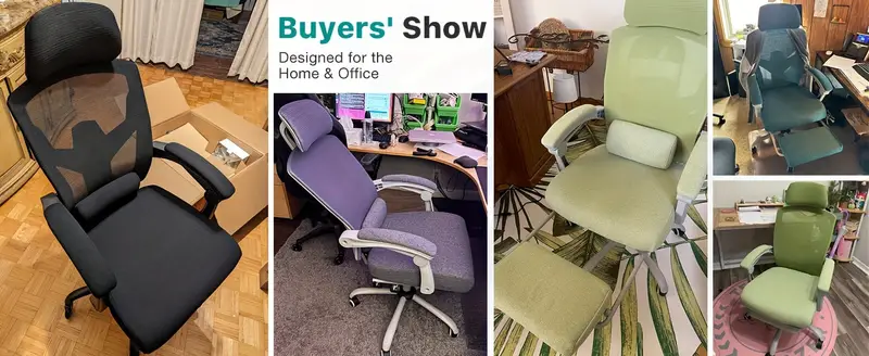 Silla de escritorio para computadora, silla ergon&oacute;mica giratoria de trabajo con respaldo alto de malla, ruedas, brazos  s para el hogar, dormitorio, estudio,   soporte lumbar. detalles 3