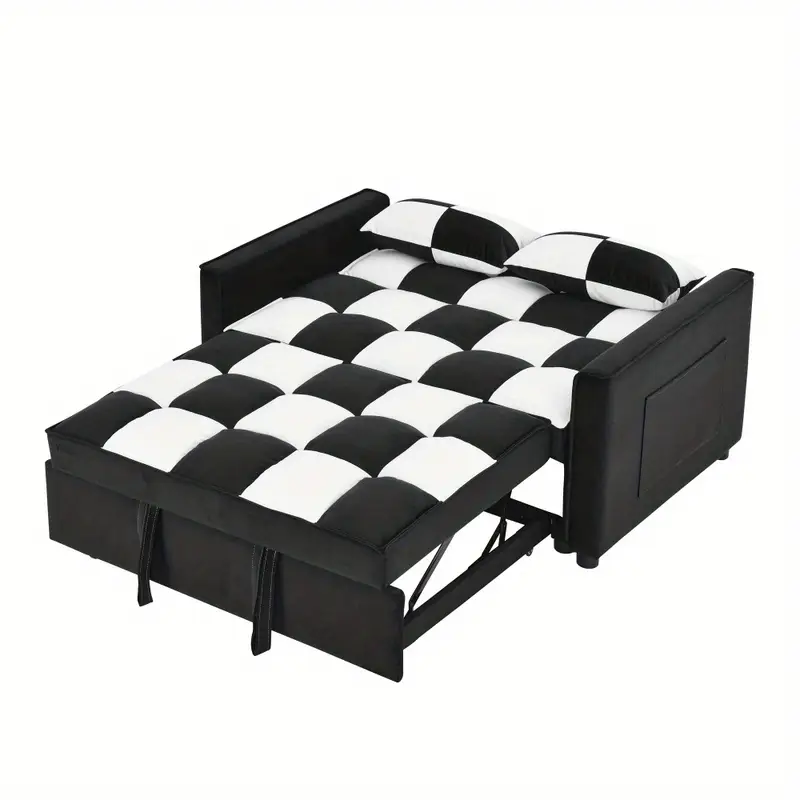 Sofá     de   con sofá   extraíble,   3 en 1   sofá   de  ,   y negro detalles 3