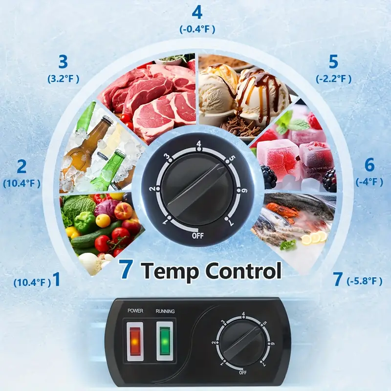 Congelador   pequeño, congeladores profundos con puerta   con   extraíble, 7   de   de   de energía, congelador     uso en  , cocina,  , dormitorio,  ,  ,   detalles 8