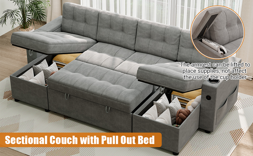 U-Shaped Sectional Sofa