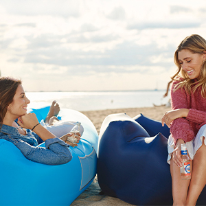 hamaca inflable pasar el rato con amigos