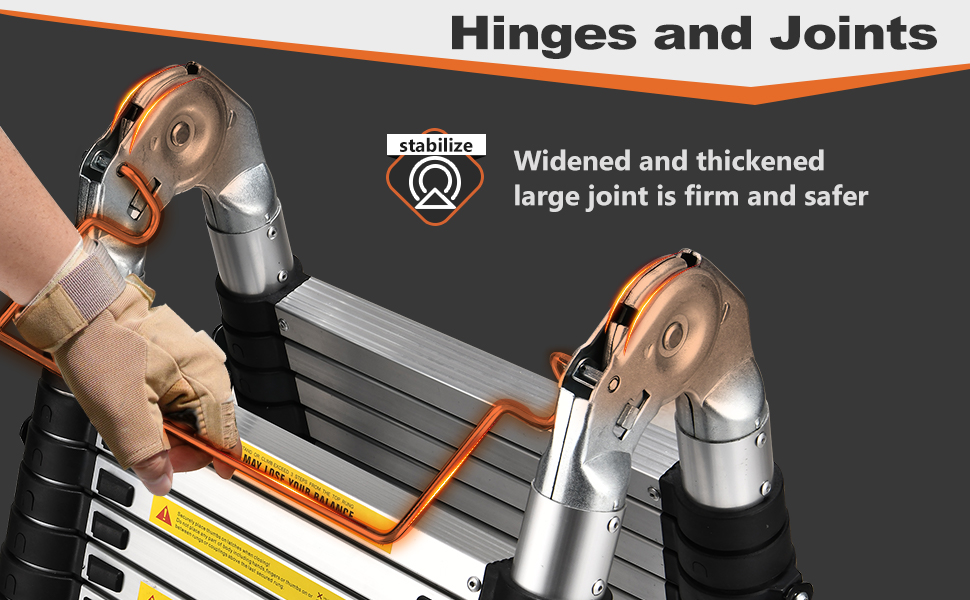 Escalera telescópica Escalera A Escalera de extensión de marco Escalera telescópica RV Escalera