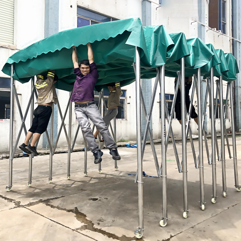 Toldo corredizo móvil para exteriores Toldo retráctil