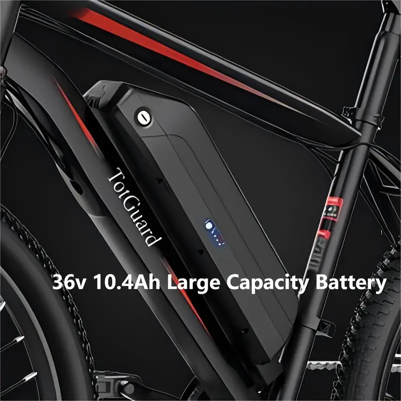 eléctrica de montaña adultos de 26, batería extraíble de 36 V y 374 Wh, eléctrica con de de 500 W, de de 21 es, autonomía de 50 , de 20 MPH, eléctrica . detalles 7