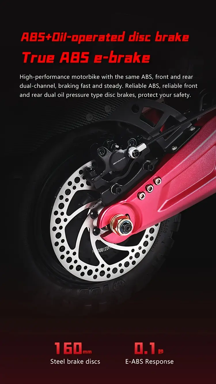 Patinete eléctrico   velocidad con   motor, carga   de 200 kg, con faros   y luces RGB  , grado   de 45°, batería   de 60V38Ah, autonomía de 120 km para adultos. detalles 8