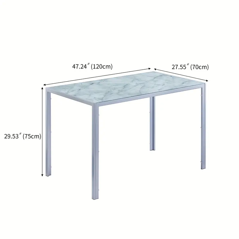   de 5   de mesa de   de     de 47 y 4 sillas de   acolchadas   PU    ,  , cocina. detalles 5