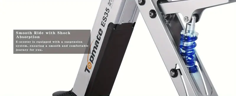 ES35 Scooter de movilidad eléctrico de 3 ruedas Triciclo plegable con asiento para adultos, Scooter eléctrico ligero con batería extraíble de 36 V 7.8 AH, función de marcha atrás e interruptor de llave para viajes y desplazamientos. detalles 3