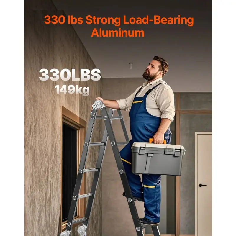 multi purpose folding   in 1   19ft reach height for work details 3