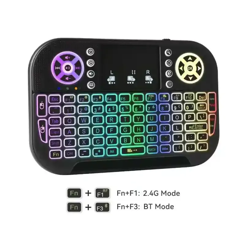 Vseebox Mini Wireless Keyboard with Touchpad