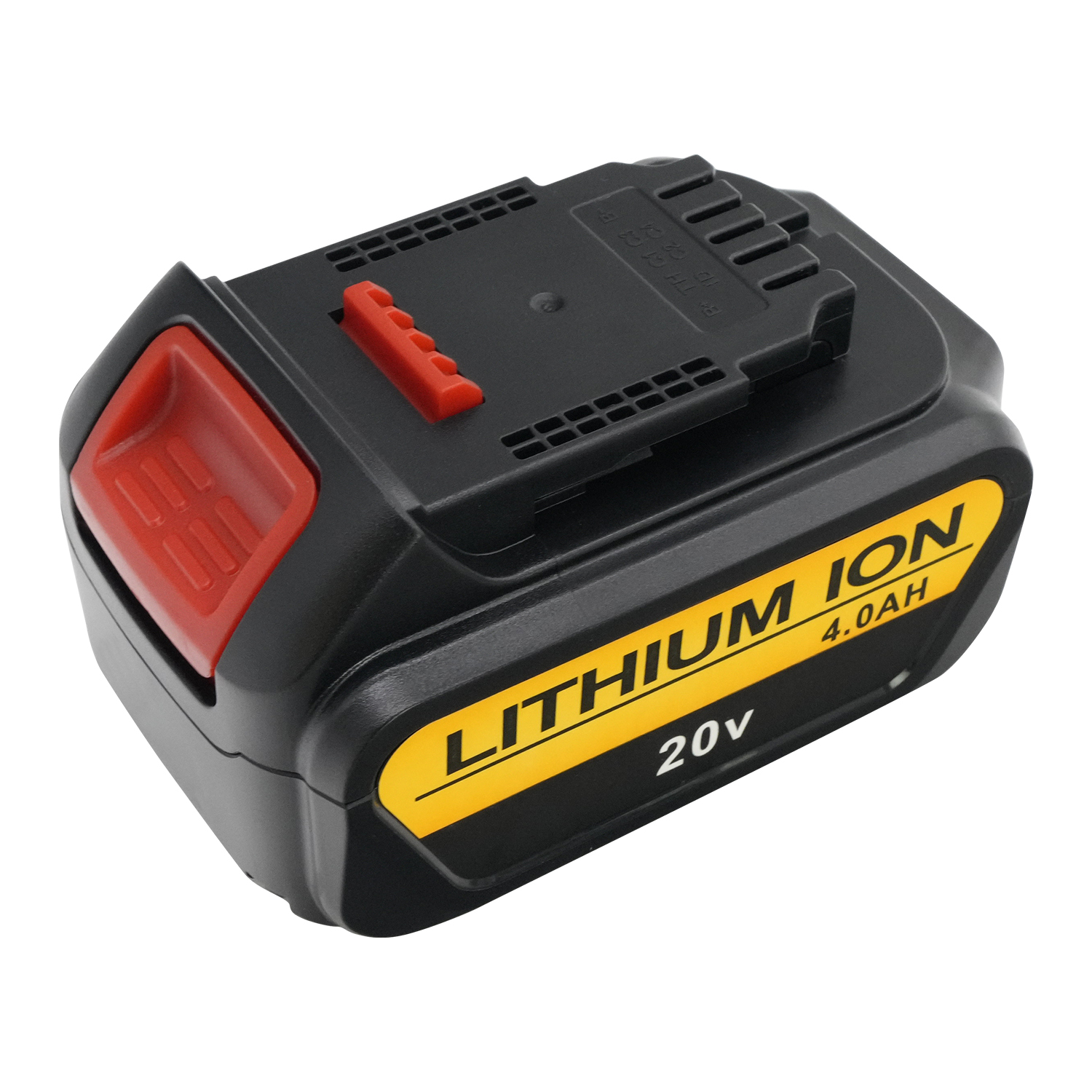 20V lithium battery (black) (with light) 4000MAH