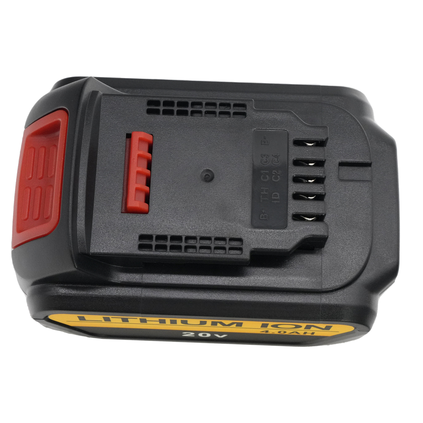 20V lithium battery (black) (with light) 4000MAH