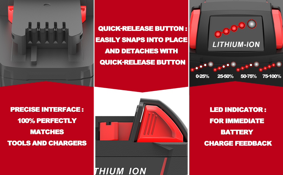 Milwaukee Batteries M18