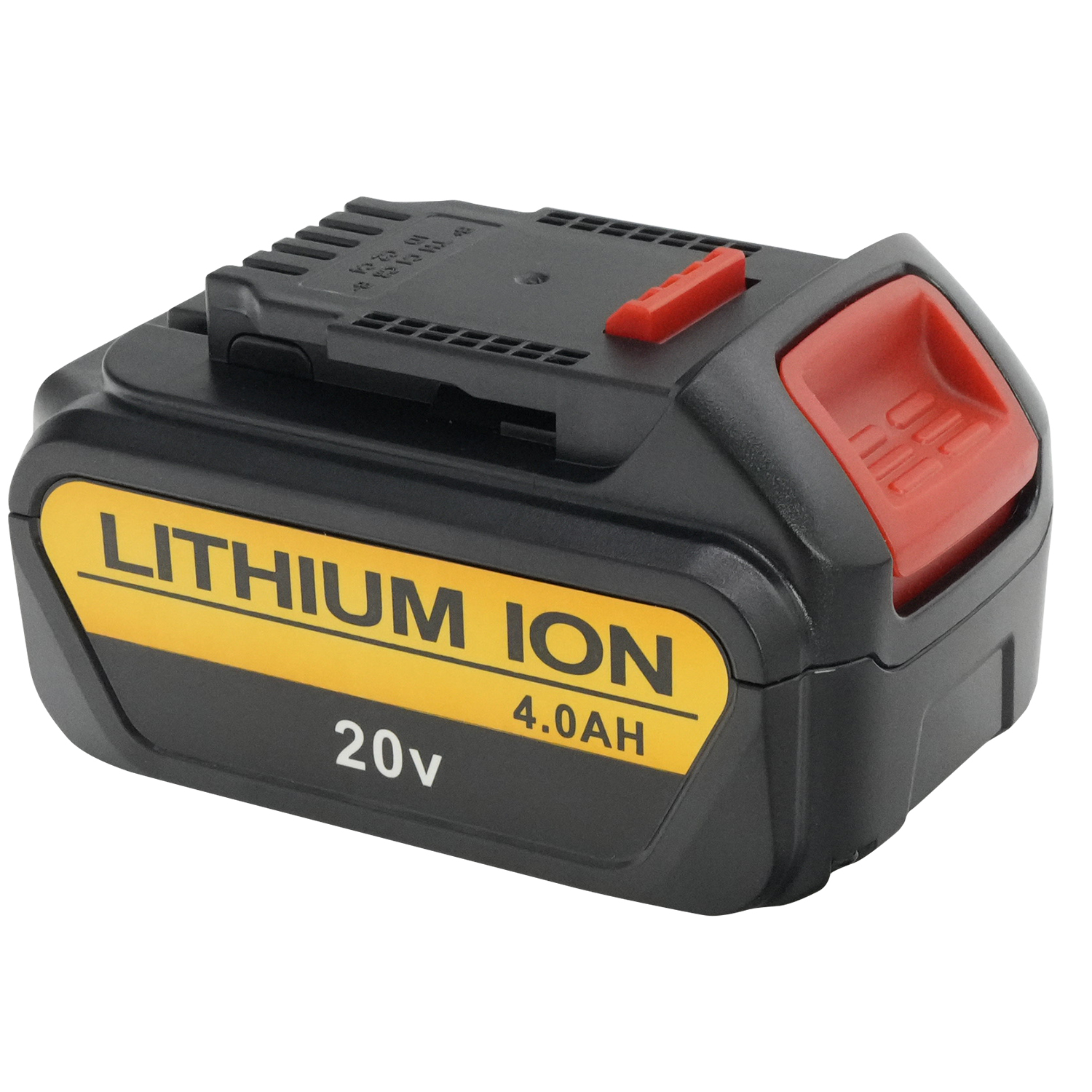 20V lithium battery (black) (with light) 4000MAH