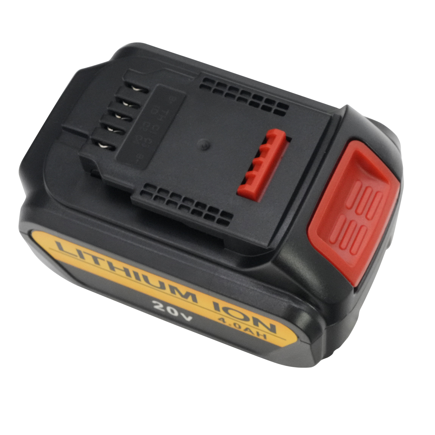 20V lithium battery (black) (with light) 4000MAH