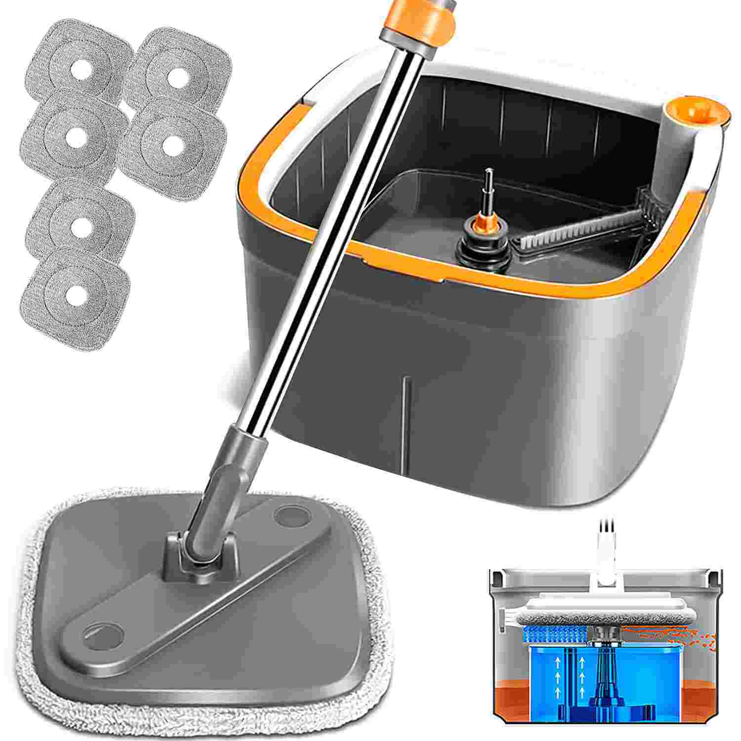 KZKR S10 Spin Mop