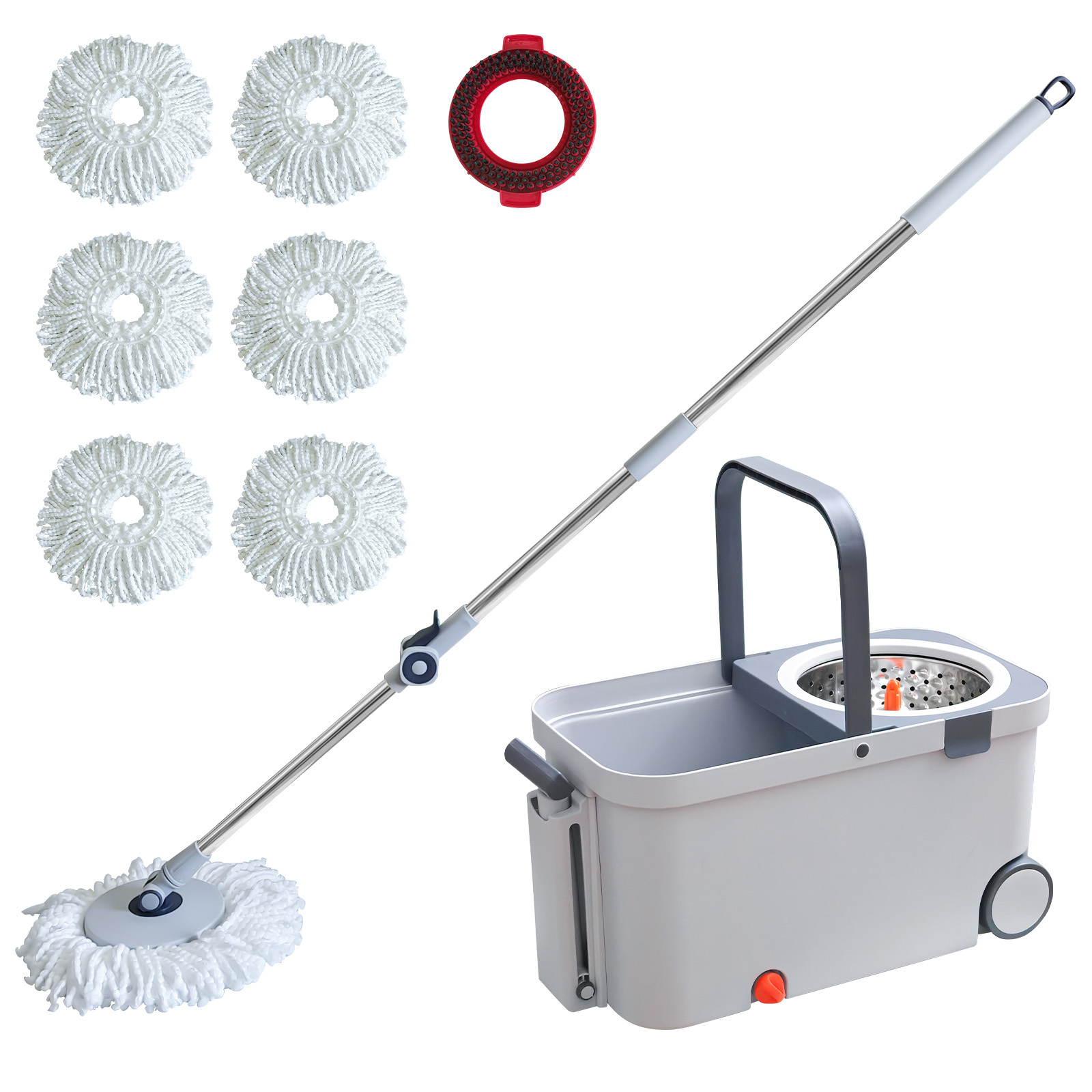 KZKR S9 Spin Mop and Bucket