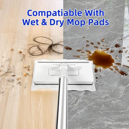 KZKR Mini Mop No-Touch Disposable Lazy Mop Easy Mopping Flat Dust Mop for Small Spaces