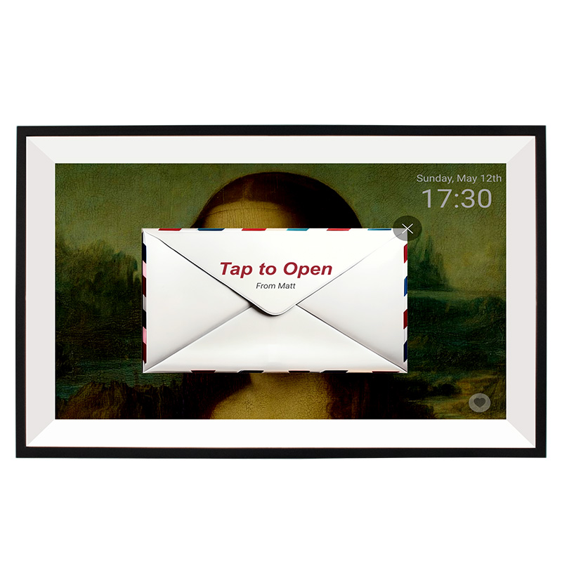 Calendario digitale intelligente Fotocube di volovivo (cornice per foto + pianificatore familiare + galleria d'arte)