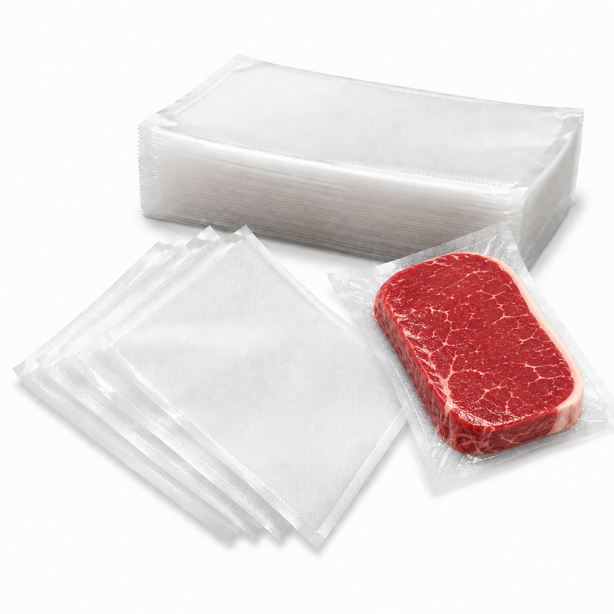 Set di sacchetti e rotoli per sottovuoto 