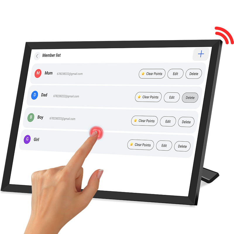Calendario digitale intelligente Fotocube di volovivo (cornice per foto + pianificatore familiare + galleria d'arte)