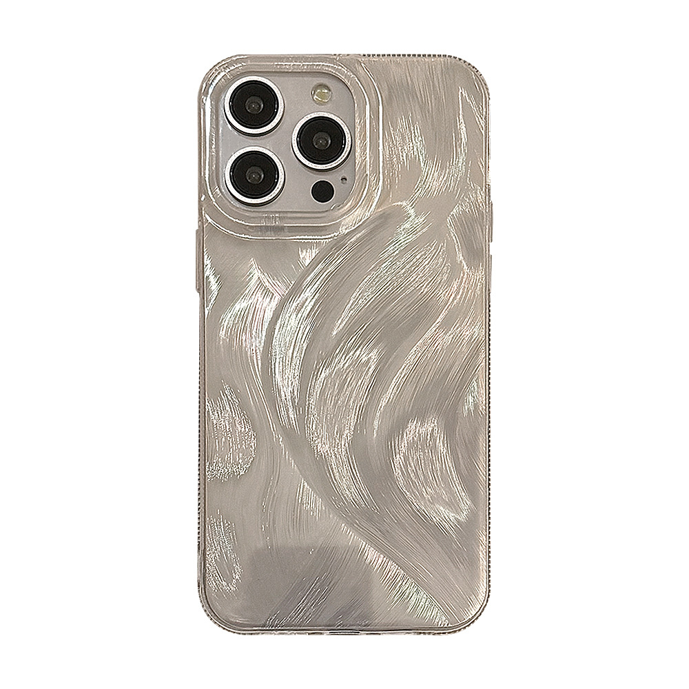 Silver Laser Mobile Phone Case for Apple iPhone