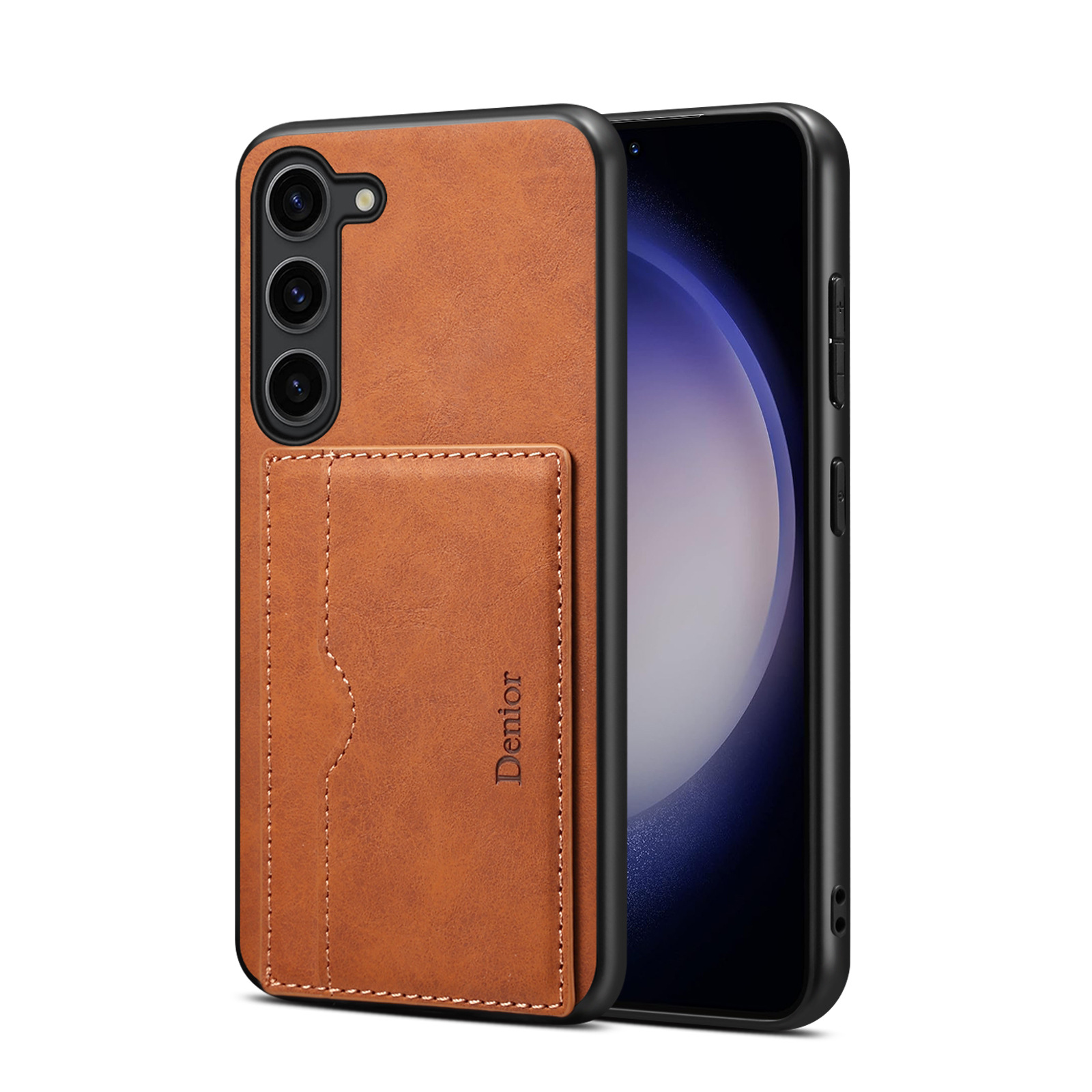 Leather Card Wallet Mobile Phone Case for Samsung Galaxy S