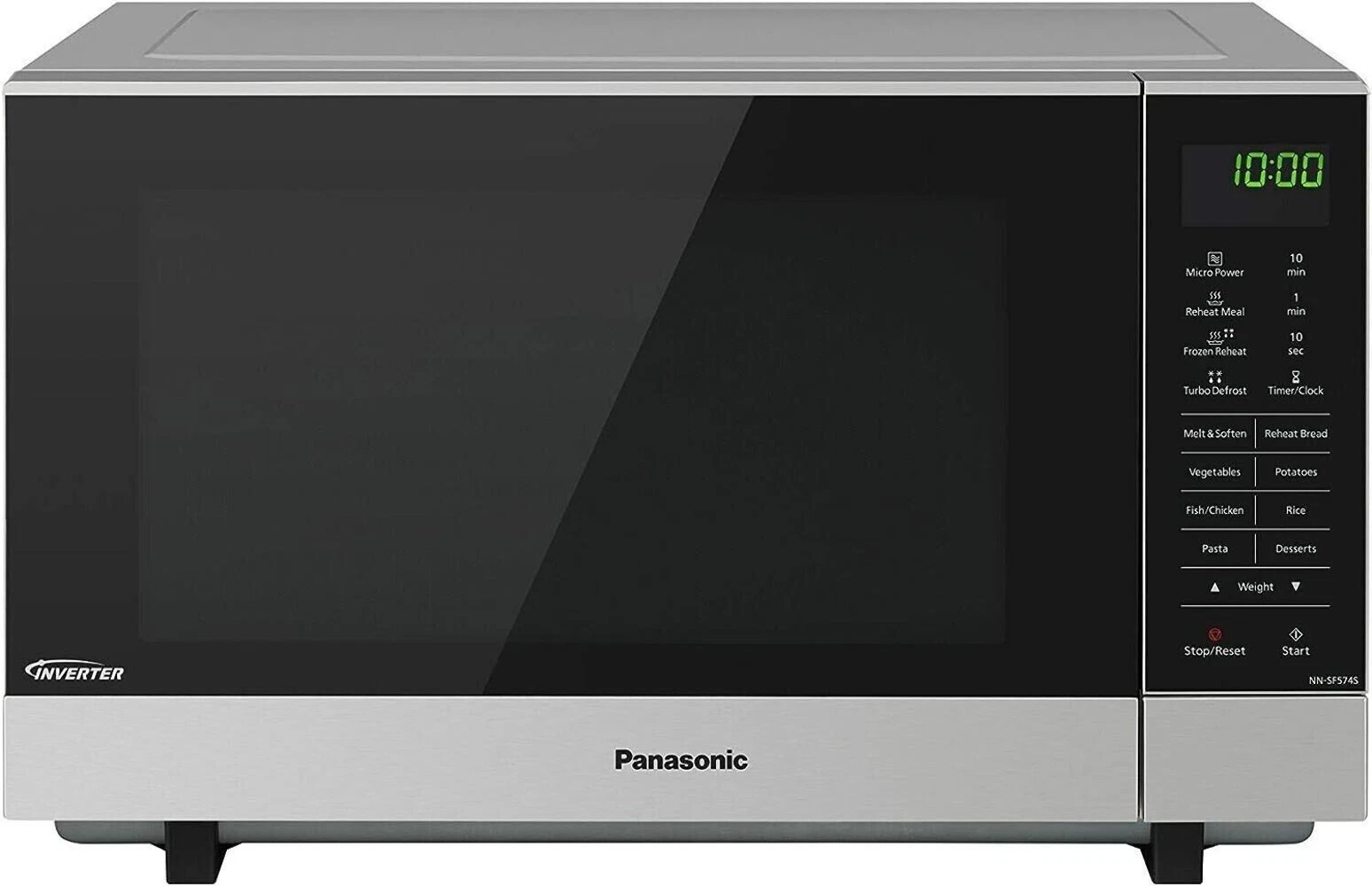 Microondas Panasonic Inverter 27L c/ Luz LED 16 Programas 1000W