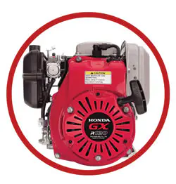 Honda GXR120 Engine - Commercial grade reliability