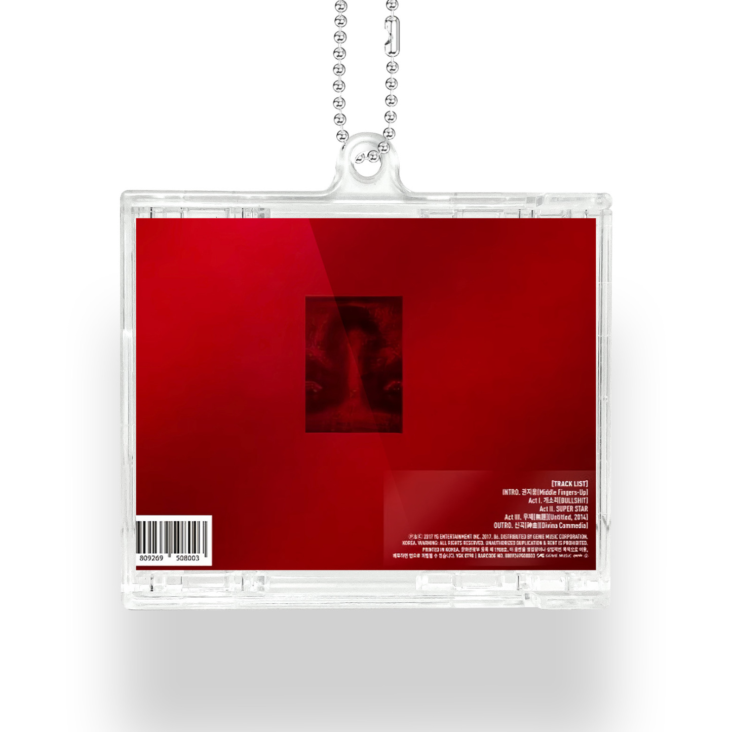 G-DRAGON KWON JI YONG Mini Vinyl NFC Album Keychain CD Music Keychain Pendant