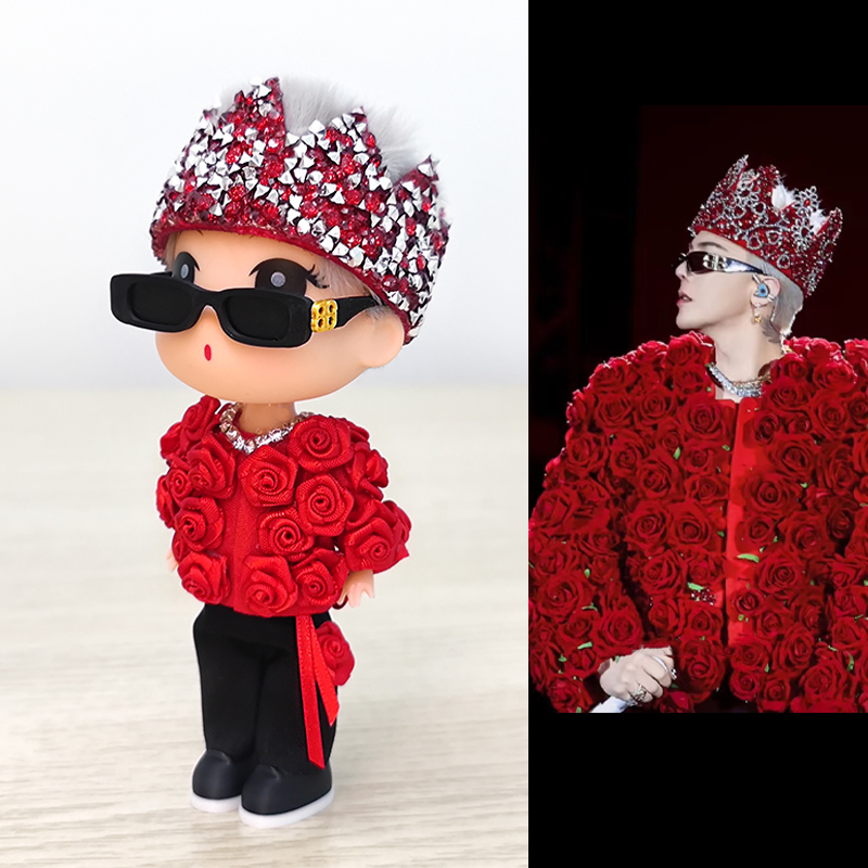 [G-DRAGON/POWER] Cute Doll Figurine Pendant Keychain