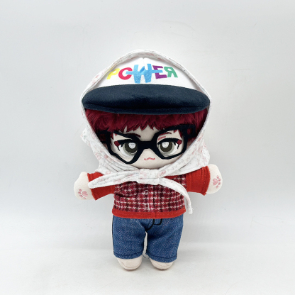 [G-DRAGON ] Plush Doll - Full Body Stuffed Figure with Bandana, Kpop Fan Collectible & Gift