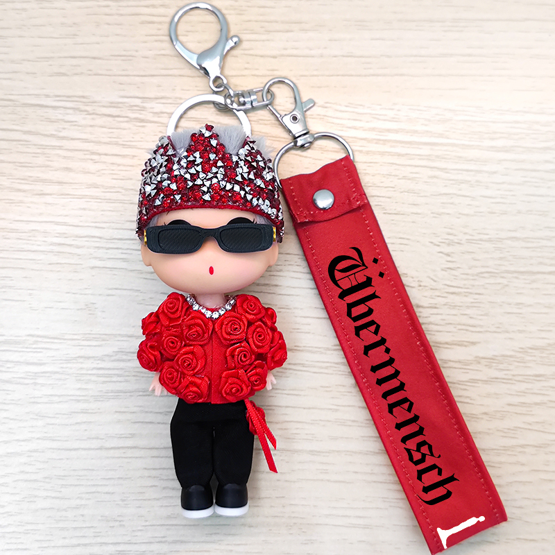 [G-DRAGON/POWER] Cute Doll Figurine Pendant Keychain