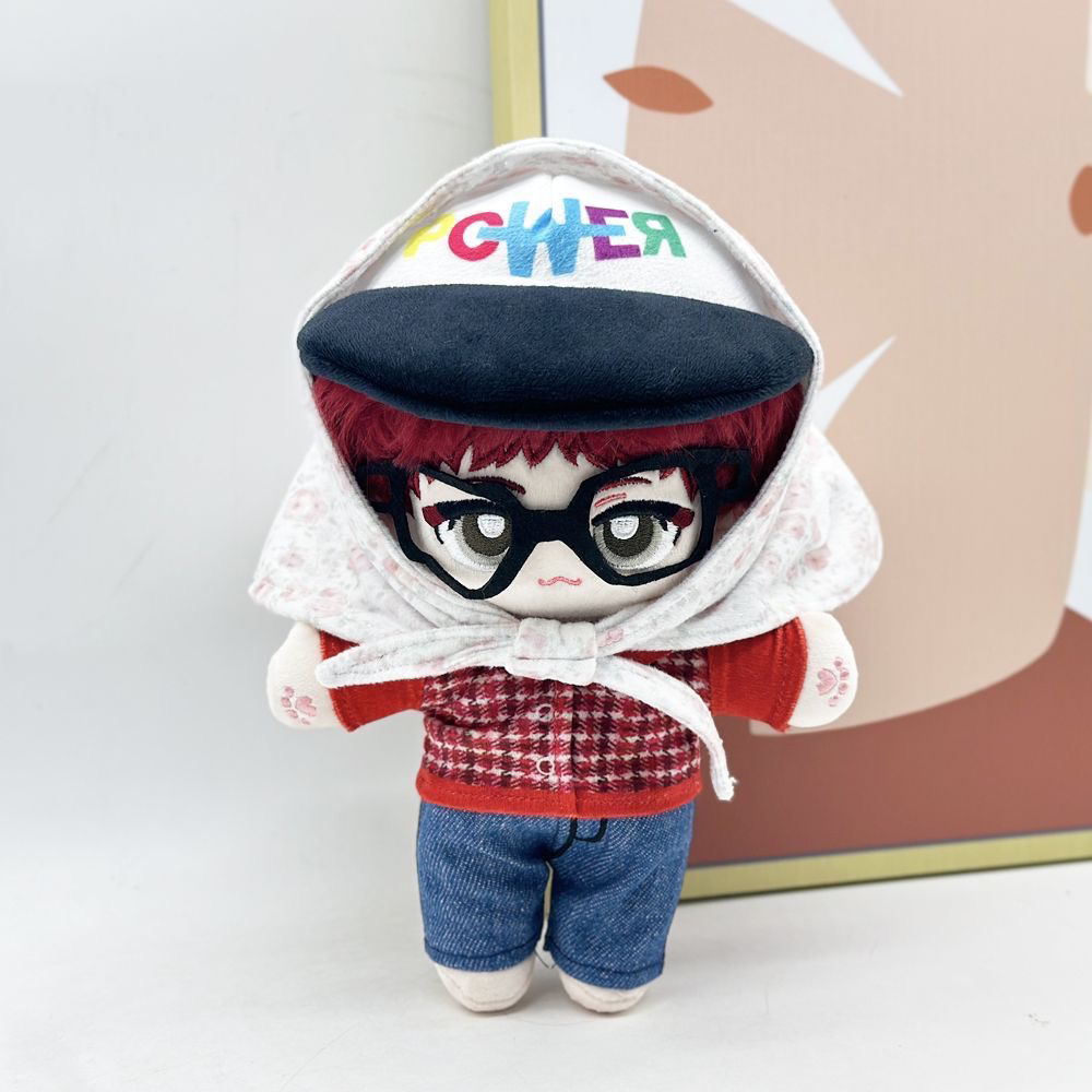 [G-DRAGON ] Plush Doll - Full Body Stuffed Figure with Bandana, Kpop Fan Collectible & Gift