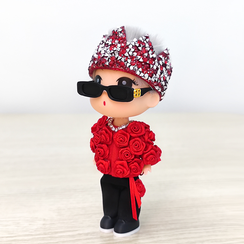 [G-DRAGON/POWER] Cute Doll Figurine Pendant Keychain