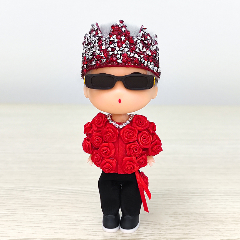 [G-DRAGON/POWER] Cute Doll Figurine Pendant Keychain