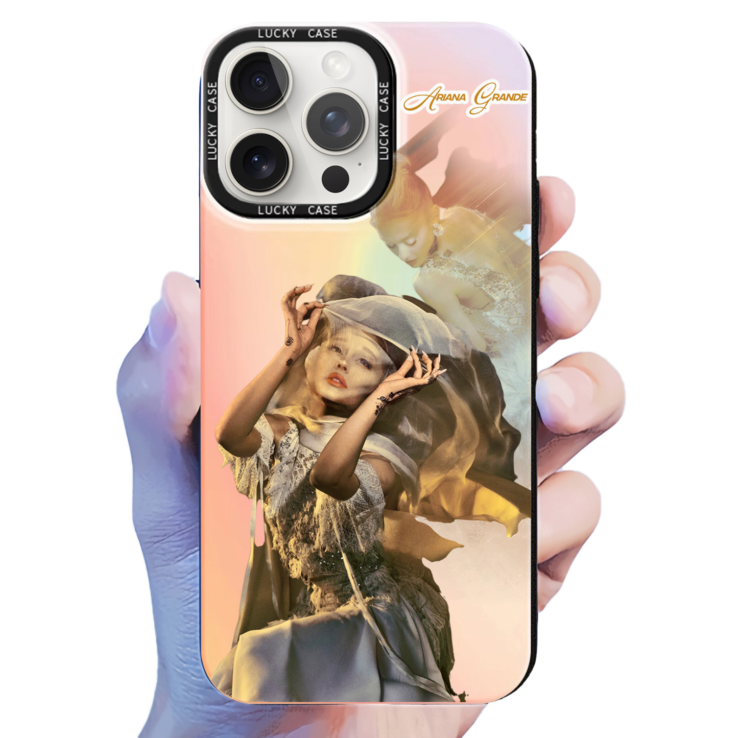 [Ariana Grande] Colorful Laser Phone Case