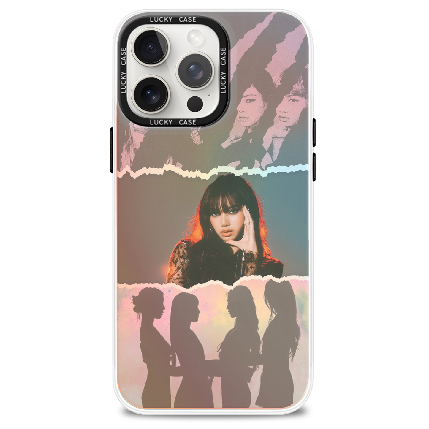 [Lisa] Colorful Laser Phone Case-2 Style
